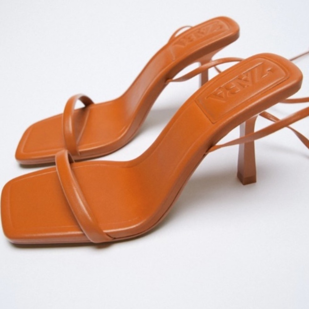 BRAND NEW Zara orange heels